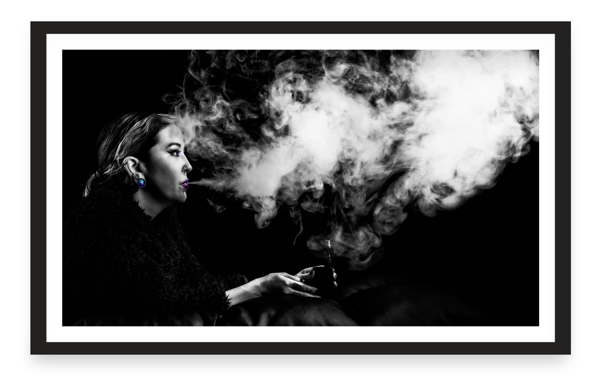 Moera Creative Photography Dramatic Lighting Vape Clouds